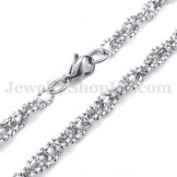 New Style Silver Men's Titanium Necklace Chain