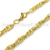 Hot Sale Gold Men's Titanium Necklace Chain