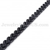 Exquisite Black Men's Titanium Necklace Chain