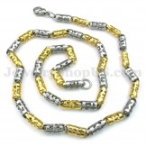Exquisite Gold Men's Titanium Necklace Chain