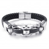 Gold Black Exquisite Titanium Bracelets for Men
