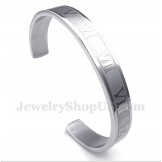 Men's Titanium Roman Numerals Bracelet