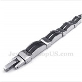 Men's Titanium Rubber Bracelet