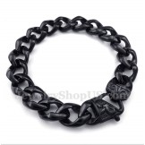 Men's Titanium Casted Black Bracelet
