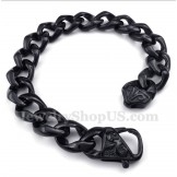 Men's Titanium Casted Black Bracelet