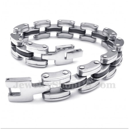 Men's Titanium Black Bracelet