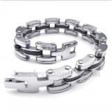 Men's Titanium Black Bracelet