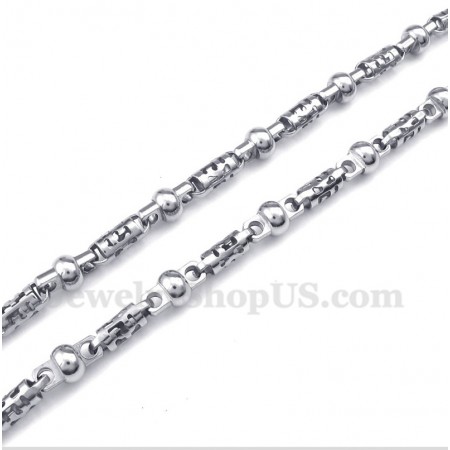 Men's Titanium Cylinder Necklace