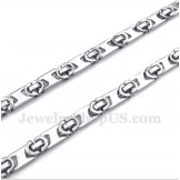 Men's Titanium Half Crescent Necklace