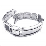 Men's Titanium Carbon Fiber Bracelet