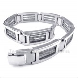 Men's Titanium Cable Bracelet