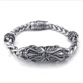 Men's Titanium Casted Diamond Bracelet