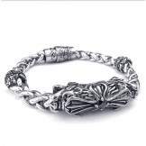 Men's Titanium Casted Diamond Bracelet