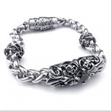 Men's Titanium Casted Black Diamond Bracelet