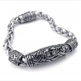 Men's Titanium Casted Skull Bracelet