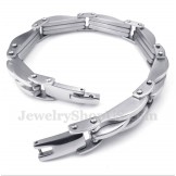Men's Titanium Wave Bracelet