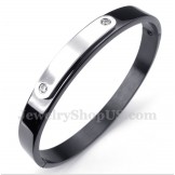 Men's Titanium Black Bracelet