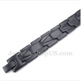 Men's Black Titanium Bracelet