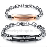 Men's Titanium Couple's Bracelet