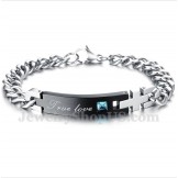 Men's Titanium Couple's Bracelet