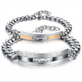 Men's Titanium Couple's Bracelet