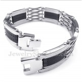 Men's Titanium Greek Meander Pattern Bracelet