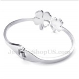 Men's Titanium Clover Bracelet