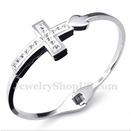 Men's Titanium Cross Bracelet