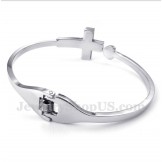 Men's Titanium Cross Bracelet