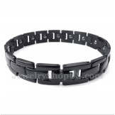 Men's Titanium Magnet Black Bracelet