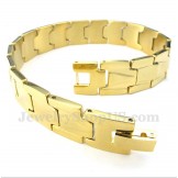 Men's Gold Titanium Bracelet