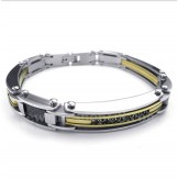 Men's Diamond Titanium Bracelet