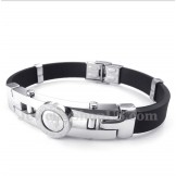 Men's Titanium Rubber Bracelet