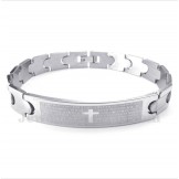 Men's Titanium Spanish Bible Verse Bracelet