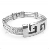 Men's Titanium Cable Bracelet