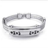 Men's Titanium Cable Bracelet