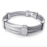 Men's Titanium Cable Bracelet