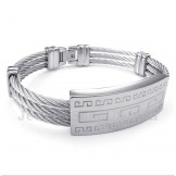 Men's Titanium Cable Bracelet