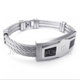 Men's Titanium Cable Bracelet