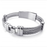 Men's Titanium Cable Bracelet