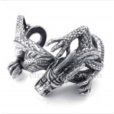 Men's Titanium Casted Dragon Bracelet