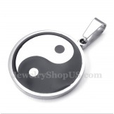 Men's Titanium Tai Chi Pendant with Free Chain