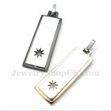 Titanium Couple's Pendant with Free Chain (One Pair)