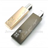 Titanium Love Couple's Pendant with Free Chain (One Pair)