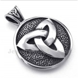 Men's Titanium Celtic Knot Pendant with Free Chain