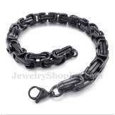 Men's Titanium Black Bracelet