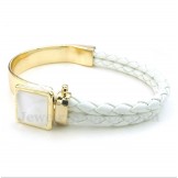 Men's Leather Titanium Bracelet