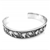 Men's Titanium Elephant Bracelet