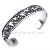 Men's Titanium Elephant Bracelet