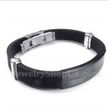 Men's Rubber Titanium Bracelet
